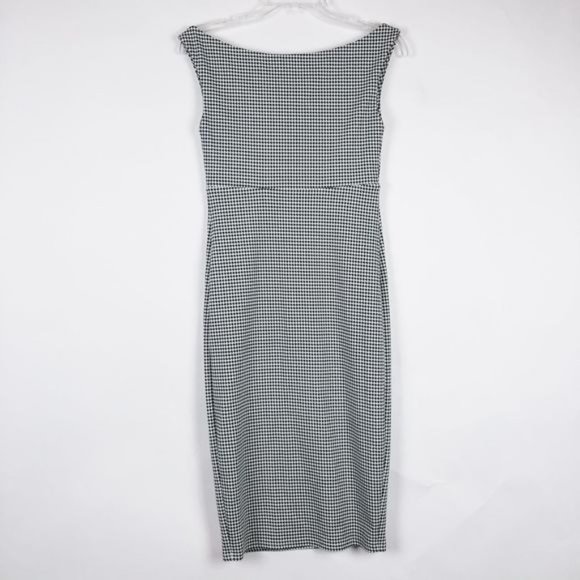 ASOS Black & White Houndstooth Bodycon 8 - Picture 4 of 6